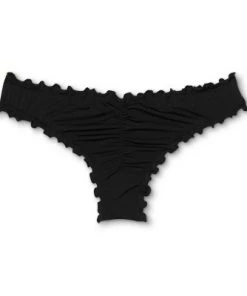 Cheapest ✔️ Women's Ruffle Extra Cheeky Bikini Bottom - Shade & Shore™ Black ⌛ -Swimsuits Official Site unnamed file 2044