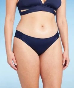 Cheap 👍 Women's Medium Coverage Hipster Bikini Bottom - Kona Sol™ Oxford Blue 🧨 -Swimsuits Official Site unnamed file 2086