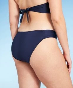 Cheap 👍 Women's Medium Coverage Hipster Bikini Bottom - Kona Sol™ Oxford Blue 🧨 -Swimsuits Official Site unnamed file 2087