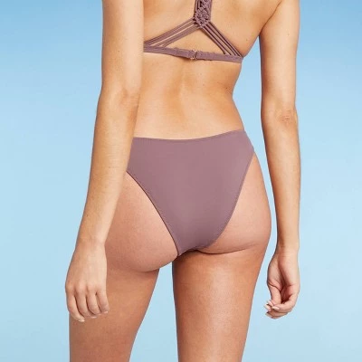 Outlet 👍 Women's High Leg Extra Cheeky Bikini Bottom - Shade & Shore™ Dusk ⭐ 3 Outlet 👍 Women's High Leg Extra Cheeky Bikini Bottom - Shade & Shore™ Dusk ⭐