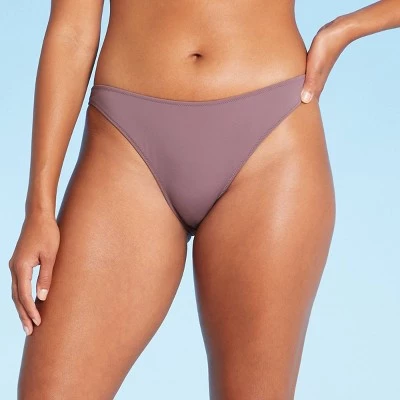 Outlet 👍 Women's High Leg Extra Cheeky Bikini Bottom - Shade & Shore™ Dusk ⭐ 5 Outlet 👍 Women's High Leg Extra Cheeky Bikini Bottom - Shade & Shore™ Dusk ⭐ - Image 3