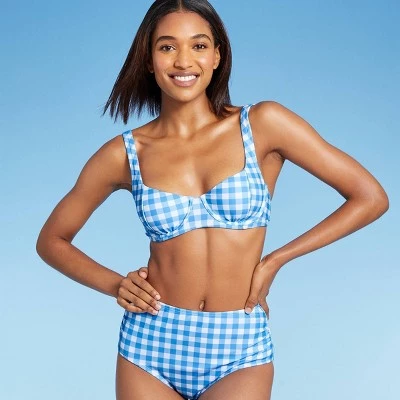 Brand new ๐ Women's High Leg High Waist Medium Coverage Bikini Bottom - Kona Solโข Blue ๐ 4 Brand new ๐ Women's High Leg High Waist Medium Coverage Bikini Bottom - Kona Solโข Blue ๐ - Image 2