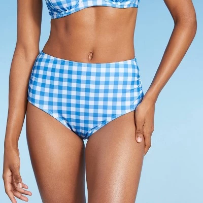 Brand new ๐ Women's High Leg High Waist Medium Coverage Bikini Bottom - Kona Solโข Blue ๐ 11 Brand new ๐ Women's High Leg High Waist Medium Coverage Bikini Bottom - Kona Solโข Blue ๐ - Image 9