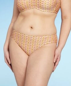 Buy 🌟 Women's Lurex Shine Ribbed Textured Medium Coverage Hipster Bikini Bottom - Kona Sol™ Multi 👏 -Swimsuits Official Site unnamed file 2174