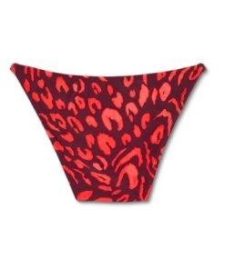 Wholesale 🔥 Women's Cheeky Bikini Bottom - Shade & Shore™ Red Animal Print ⌛ -Swimsuits Official Site unnamed file 2199