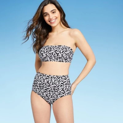 Best reviews of ✨ Women's Medium Coverage High Waist Seamed Bikini Bottom - Kona Sol™ Black/White 😀 4 Best reviews of ✨ Women's Medium Coverage High Waist Seamed Bikini Bottom - Kona Sol™ Black/White 😀 - Image 2