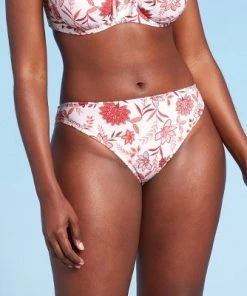 Top 10 😍 Women's Medium Coverage Hipster Bikini Bottom - Kona Sol™ White and Red ✨ -Swimsuits Official Site unnamed file 2251