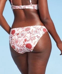 Top 10 😍 Women's Medium Coverage Hipster Bikini Bottom - Kona Sol™ White and Red ✨ -Swimsuits Official Site unnamed file 2252