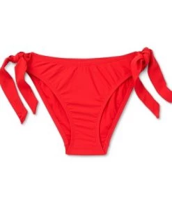 Top 10 🌟 Women's Side-Tie Bikini Bottom - Sea Angel Red ⌛ -Swimsuits Official Site unnamed file 2286