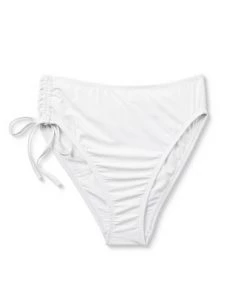 Best Pirce 🔔 Women's Single Side Drawstring Bikini Bottom - Sea Angel White 💯 -Swimsuits Official Site unnamed file 2297