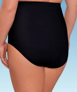 Cheap 🤩 Women's Slimming Control Ultra High Waist Bikini Bottom - Dreamsuit by Miracle Brands Black 🎉 -Swimsuits Official Site unnamed file 2352