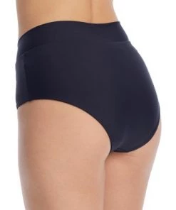 Flash Sale ❤️ Birdsong Women's Onyx Retro Full Bikini Bottom - S20179-ONYX ✔️