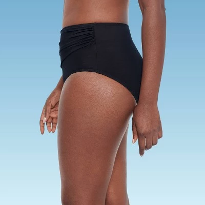 Coupon π― Women's Slimming Control Shirred Side High Waist Bikini Bottom - Dreamsuit by Miracle Brands Black π 4 Coupon π― Women's Slimming Control Shirred Side High Waist Bikini Bottom - Dreamsuit by Miracle Brands Black π - Image 2