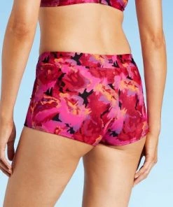 Brand new 👏 Women's Swim Boyshorts - All in Motion™ Black & Pink Floral 🔥