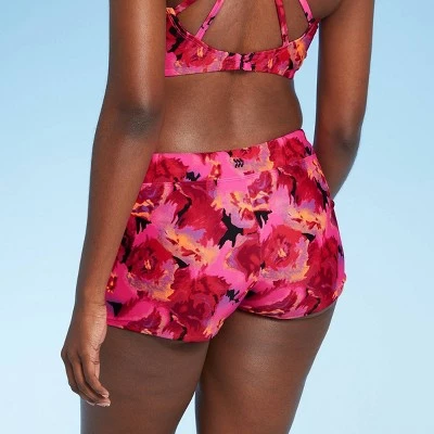 Brand new 👏 Women's Swim Boyshorts - All in Motion™ Black & Pink Floral 🔥 6 Brand new 👏 Women's Swim Boyshorts - All in Motion™ Black & Pink Floral 🔥 - Image 4
