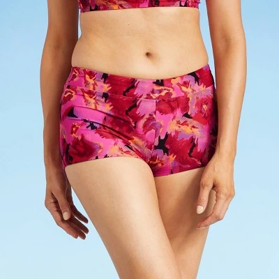 Brand new 👏 Women's Swim Boyshorts - All in Motion™ Black & Pink Floral 🔥 11 Brand new 👏 Women's Swim Boyshorts - All in Motion™ Black & Pink Floral 🔥 - Image 9