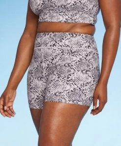 Top 10 😍 Women's 3" Swim Boyshorts - All in Motion™ Snake Print 🎁 -Swimsuits Official Site unnamed file 2430