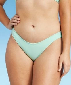 Outlet 😀 Juniors' Cheeky High Leg Scoop Bikini Bottom - Xhilaration™ Light Yellow 😀 -Swimsuits Official Site unnamed file 2468
