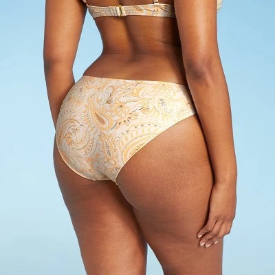 Hot Sale 🎁 Juniors' Cheeky Bikini Bottom - Xhilaration™ Cream Paisley Print 💯 6 Hot Sale 🎁 Juniors' Cheeky Bikini Bottom - Xhilaration™ Cream Paisley Print 💯 - Image 4