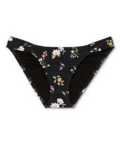 Best Pirce ⌛ Juniors' Hipster Bikini Bottom - Xhilaration™ Black Floral ❤️ -Swimsuits Official Site unnamed file 2487