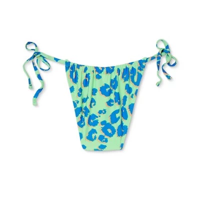 Discount 🧨 Juniors' Tunneled High Leg Scoop Bikini Bottom - Xhilaration™ Mint Green Animal Print ✔️ 8 Discount 🧨 Juniors' Tunneled High Leg Scoop Bikini Bottom - Xhilaration™ Mint Green Animal Print ✔️ - Image 6