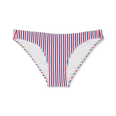 Discount 💯 Juniors' Ribbed Cheeky Bikini Bottom - Xhilaration™ Red/White/Blue Stripe ✨ 7 Discount 💯 Juniors' Ribbed Cheeky Bikini Bottom - Xhilaration™ Red/White/Blue Stripe ✨ - Image 5