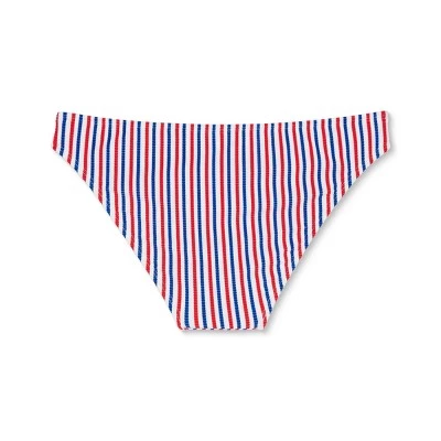 Discount 💯 Juniors' Ribbed Cheeky Bikini Bottom - Xhilaration™ Red/White/Blue Stripe ✨ 8 Discount 💯 Juniors' Ribbed Cheeky Bikini Bottom - Xhilaration™ Red/White/Blue Stripe ✨ - Image 6