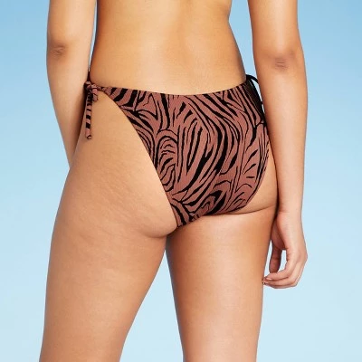 Brand new š Juniors' Ribbed Cheeky High Leg V-String Bikini Bottom - Xhilaration⢠Brown Animal Print ⨠7 Brand new š Juniors' Ribbed Cheeky High Leg V-String Bikini Bottom - Xhilaration⢠Brown Animal Print ⨠- Image 5