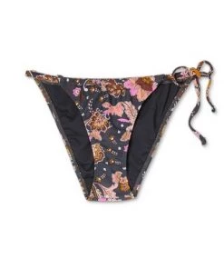 Cheapest 🧨 Juniors' Asymmetrical String High Leg Scoop Bikini Bottom - Xhilaration™ Paisley Print 👍 -Swimsuits Official Site unnamed file 2559