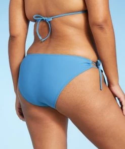 Hot Sale ✔️ Juniors' String Cheeky Bikini Bottom - Xhilaration™ Blue Denim 👏 -Swimsuits Official Site unnamed file 2569