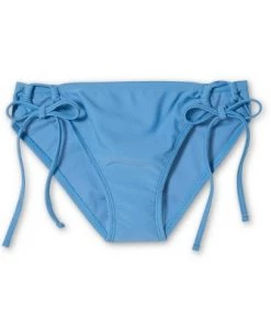 Hot Sale ✔️ Juniors' String Cheeky Bikini Bottom - Xhilaration™ Blue Denim 👏 -Swimsuits Official Site unnamed file 2570