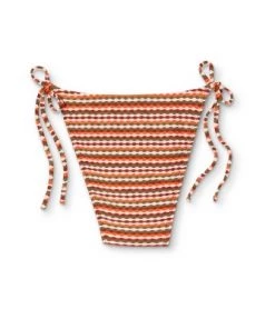 Best reviews of 🔔 Juniors' Textured High Leg Mid-Waist String Bikini Bottom - Xhilaration™ Multi Stripe 😀 -Swimsuits Official Site unnamed file 2692