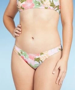 Budget 🔔 Juniors' High Leg Scoop Bikini Bottom - Xhilaration™ Multi Tropical Print 😀 -Swimsuits Official Site unnamed file 2700