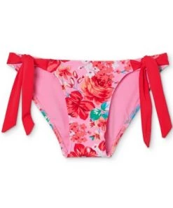 Best Sale 🎉 Juniors' Side-Tie Bikini Bottom - Xhilaration™ Multi Floral Print 💯 -Swimsuits Official Site unnamed file 2713