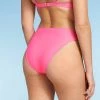 Deals 🎁 Juniors' Cheeky High Leg Mid-Waist Bikini Bottom - Xhilaration™ Pink 👏 -Swimsuits Official Site unnamed file 2720