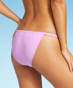 Cheapest 🎉 Juniors' Tunneled Cheeky Bikini Bottom - Xhilaration™ Lavender ❤️