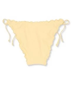 Coupon 🤩 Juniors' Ruffle High Leg Scoop Bikini Bottom - Xhilaration™ Light Yellow 🌟 -Swimsuits Official Site unnamed file 2791