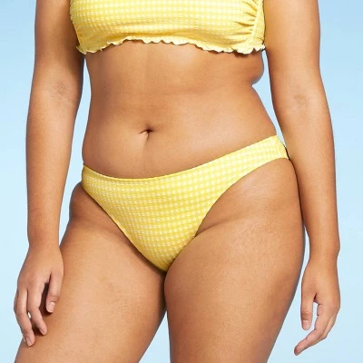 Cheapest š Juniors' Textured Gingham Cheeky Bikini Bottom - Xhilaration⢠Yellow ā¤ļø 5 Cheapest š Juniors' Textured Gingham Cheeky Bikini Bottom - Xhilaration⢠Yellow ā¤ļø - Image 3