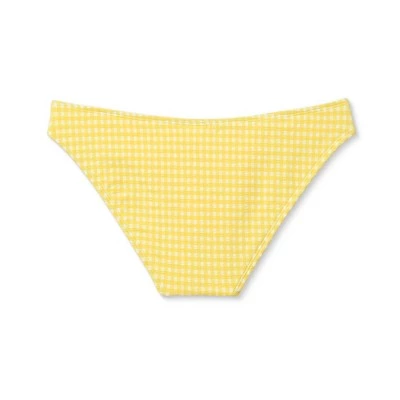 Cheapest š Juniors' Textured Gingham Cheeky Bikini Bottom - Xhilaration⢠Yellow ā¤ļø 8 Cheapest š Juniors' Textured Gingham Cheeky Bikini Bottom - Xhilaration⢠Yellow ā¤ļø - Image 6