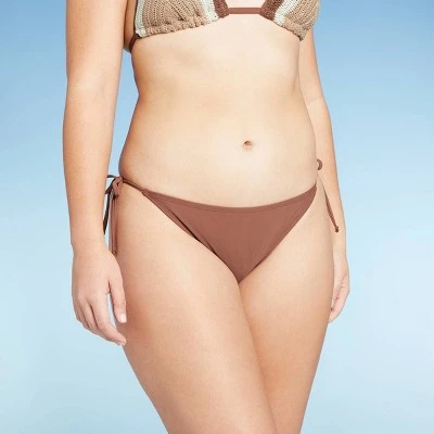 Outlet 🌟 Juniors' String Bikini Bottom - Xhilaration™ Brown 🔔 5 Outlet 🌟 Juniors' String Bikini Bottom - Xhilaration™ Brown 🔔 - Image 3