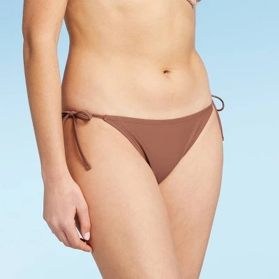 Outlet 🌟 Juniors' String Bikini Bottom - Xhilaration™ Brown 🔔 11 Outlet 🌟 Juniors' String Bikini Bottom - Xhilaration™ Brown 🔔 - Image 9