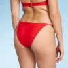 New 💯 Juniors' High Leg Scoop String Bikini Bottom - Xhilaration™ Red ⭐ -Swimsuits Official Site unnamed file 2891