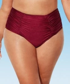 Outlet π₯ Women's Red Plus Size Bikini Bottom Ruched High Waist Bathing Suit-Cupshe βοΈ 13 Outlet π₯ Women's Red Plus Size Bikini Bottom Ruched High Waist Bathing Suit-Cupshe βοΈ -Swimsuits Official Site unnamed file 2907