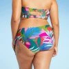 Brand new 🧨 Juniors' Plus Size Side-Tie Hipster Bikini Bottom - Xhilaration™ Multi Tropical Print 😍 -Swimsuits Official Site unnamed file 2909