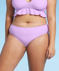 Deals 🛒 Juniors' Plus Size Hipster Bikini Bottom - Xhilaration™ Lavender 👏 -Swimsuits Official Site unnamed file 2928