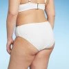 Best Sale 🌟 Juniors' Plus Size Ribbed Cheeky Hipster Bikini Bottom - Xhilaration™ White 🤩 -Swimsuits Official Site unnamed file 2933