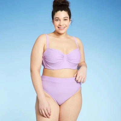 Coupon ✔️ Juniors' Plus Size High Leg High Waist Bikini Bottom - Xhilaration™ Lilac Purple 😀 4 Coupon ✔️ Juniors' Plus Size High Leg High Waist Bikini Bottom - Xhilaration™ Lilac Purple 😀 - Image 2