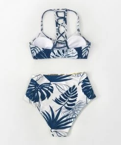Cheap 🎁 Women's Leafy Bikini Set Swimsuits Lace Up High Waisted Bathing Suit -Cupshe 🤩 -Swimsuits Official Site unnamed file 295