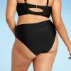 Deals 🛒 Juniors' Plus Size High Leg High Waist Bikini Bottom - Xhilaration™ Black 👍 -Swimsuits Official Site unnamed file 3008