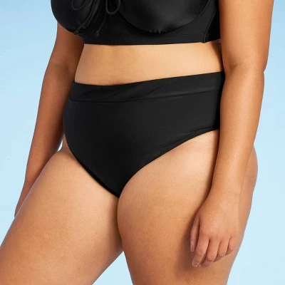 Deals 🛒 Juniors' Plus Size High Leg High Waist Bikini Bottom - Xhilaration™ Black 👍 9 Deals 🛒 Juniors' Plus Size High Leg High Waist Bikini Bottom - Xhilaration™ Black 👍 - Image 7